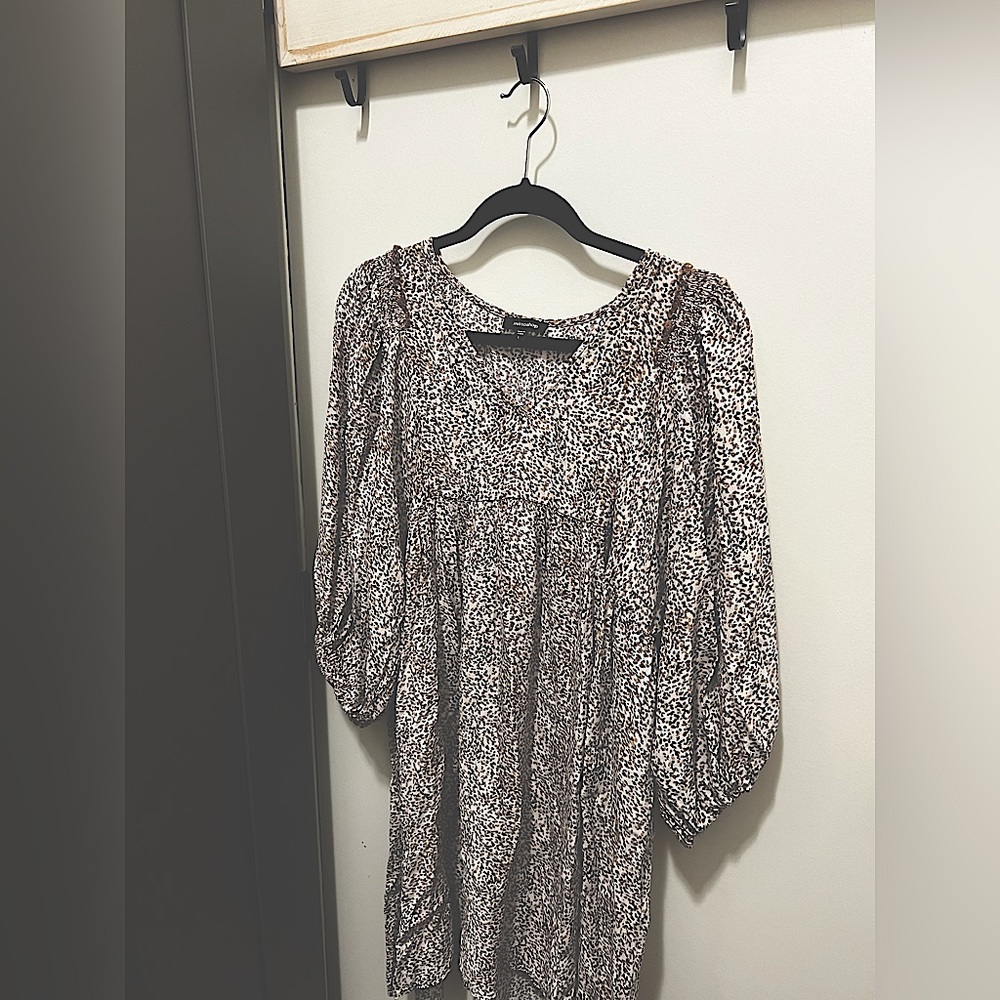 “Mittoshop” Women’s Leopard Print Dress/Long Top
